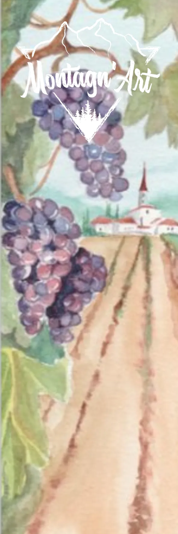 Marque-page vigne